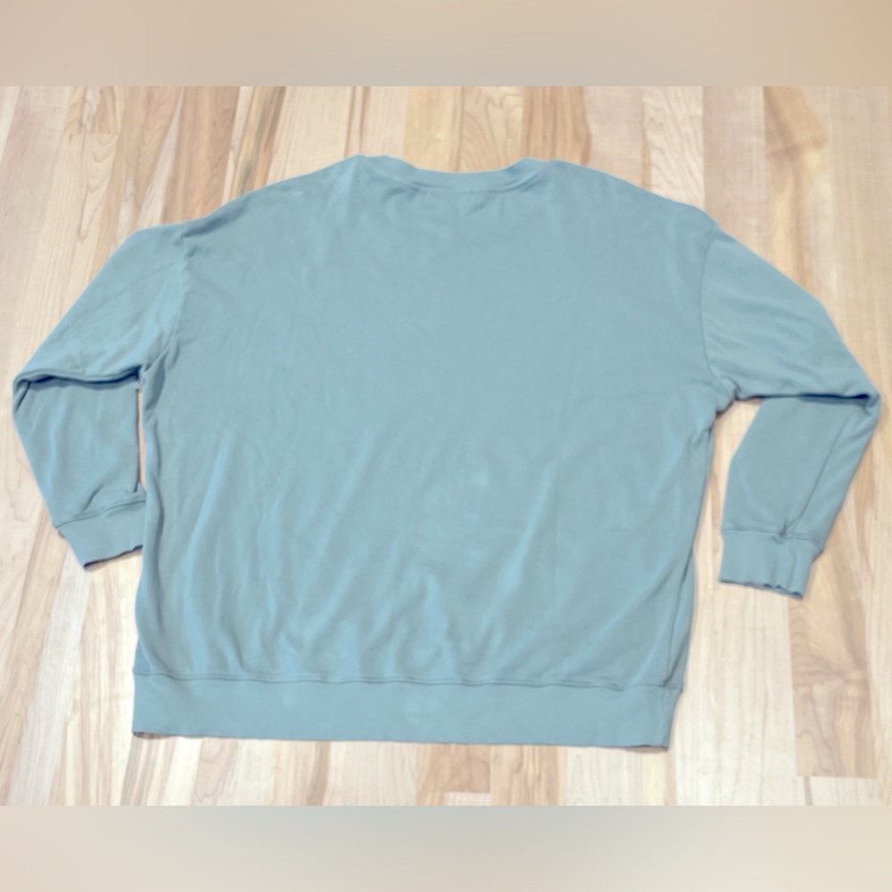Wildfox Spa Day Roadtrip Oversized Sweatshirt - Green, Size M - Picture 10 of 10